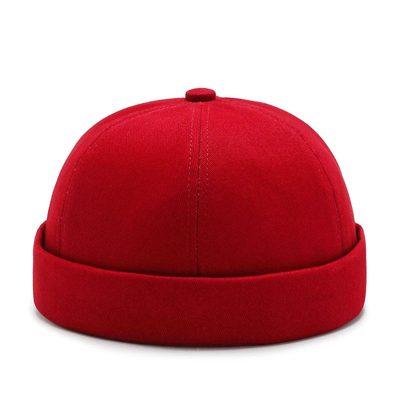 Vintage Brimless Hip Hop Beanie Hat for Men and Women