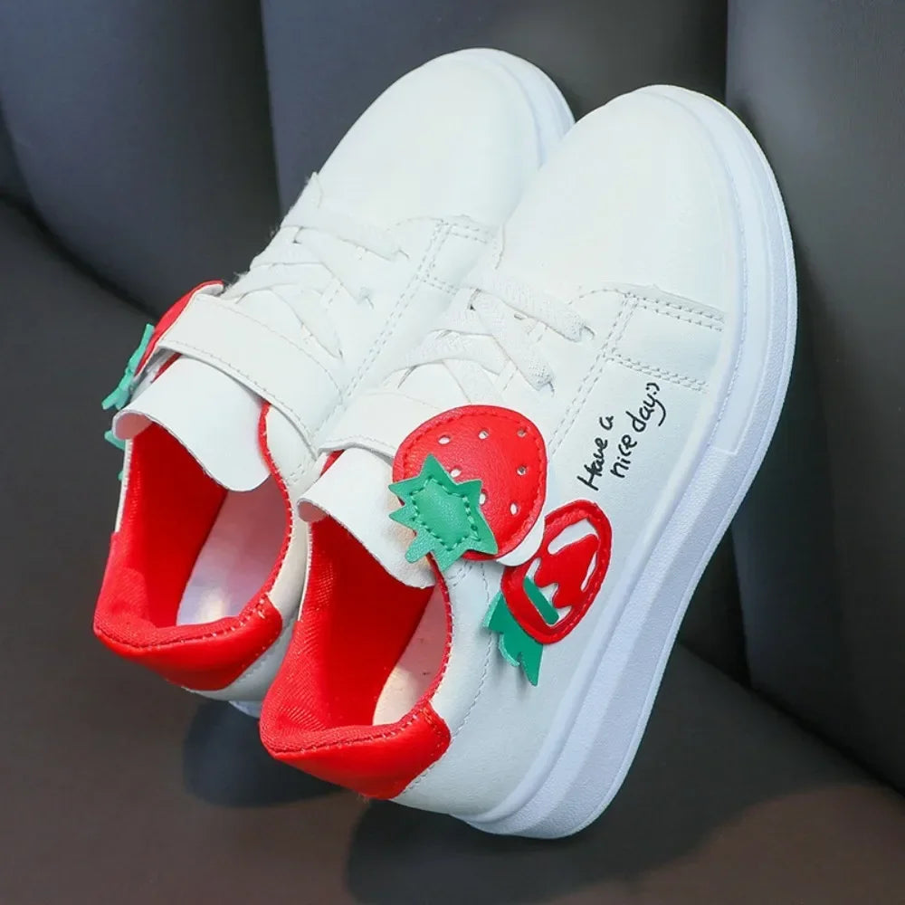 Girls Casual Sports Shoes with Soft Sole for Spring and Autumn