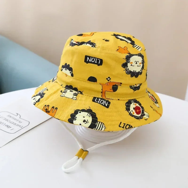 Cotton Fisherman Hat for Baby Girls and Boys 1-3 Years