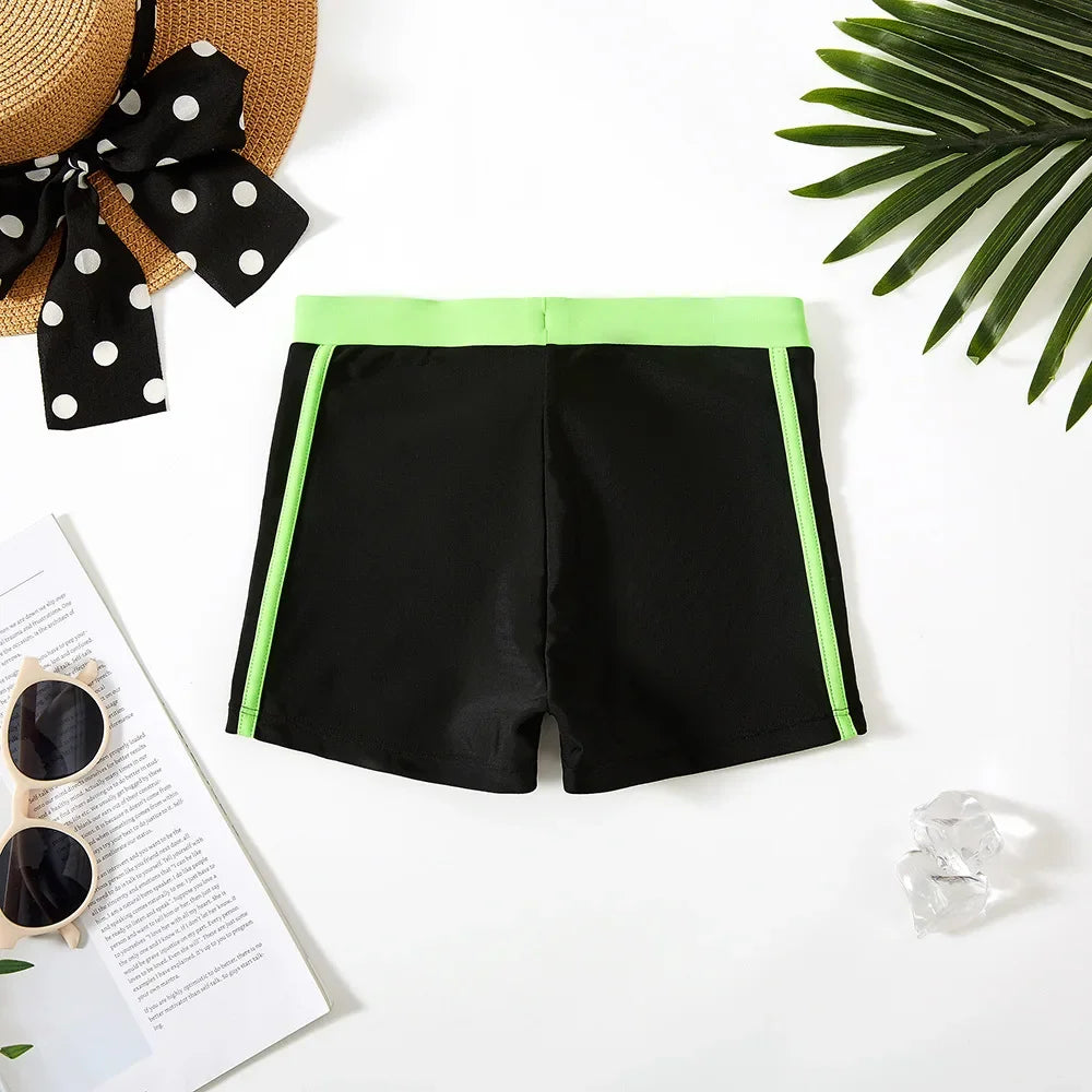 Boys Swimming Trunks Comfortable Polyester Beach Shorts