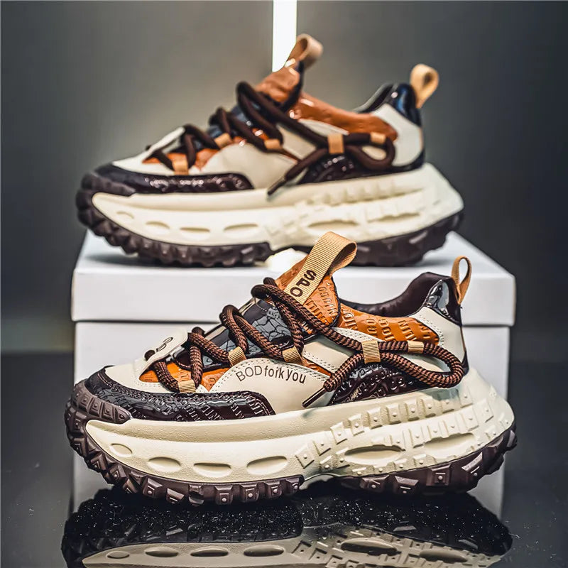 Men's Breathable Casual Sneakers with Anti Slip Design