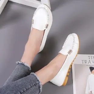 Women Casual Denim Flat Loafers for Spring Autumn 2024