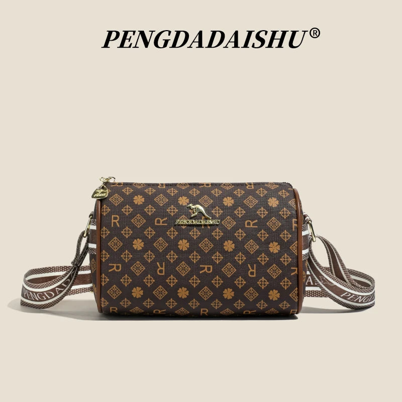 Trendy Alphabet Print Shoulder Bag for Women