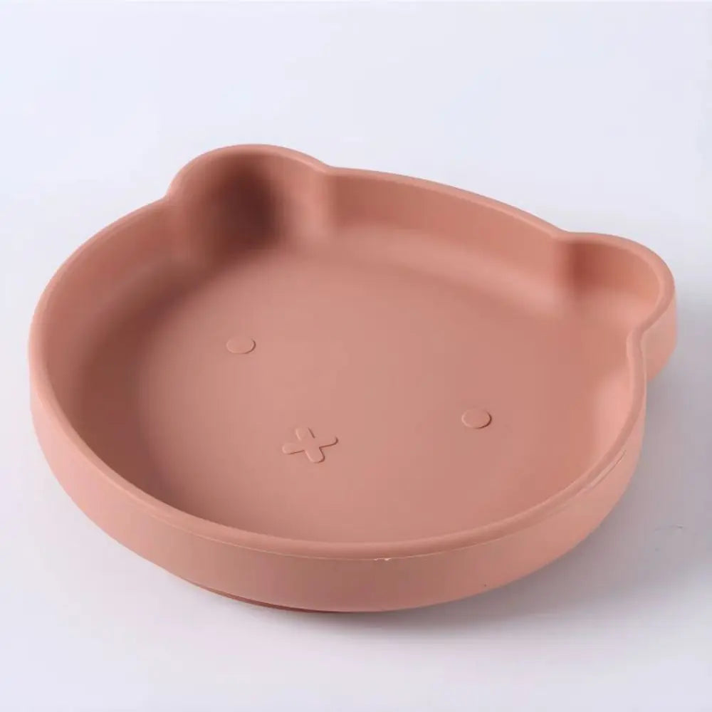 Bneseus Silicone Tableware Set for Children with Cartoon Design