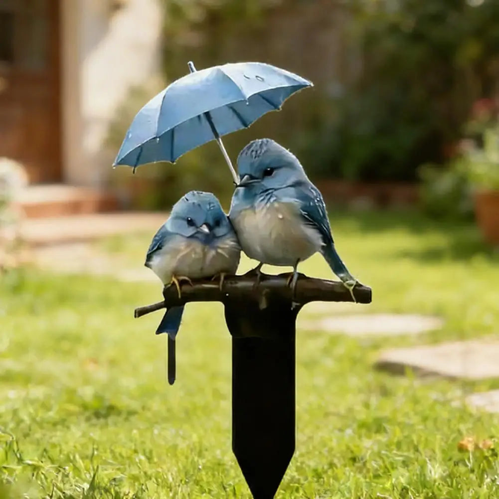 Weatherproof Acrylic Bird Ornament Garden Stake for Outdoor Decor
