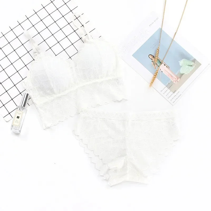 Lace Push-up Bra and Panty Set for Women by MALEY LifeStyle