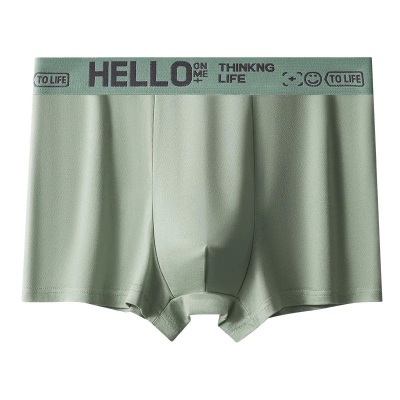 Men's Breathable Polyester Sports Briefs in Large Size