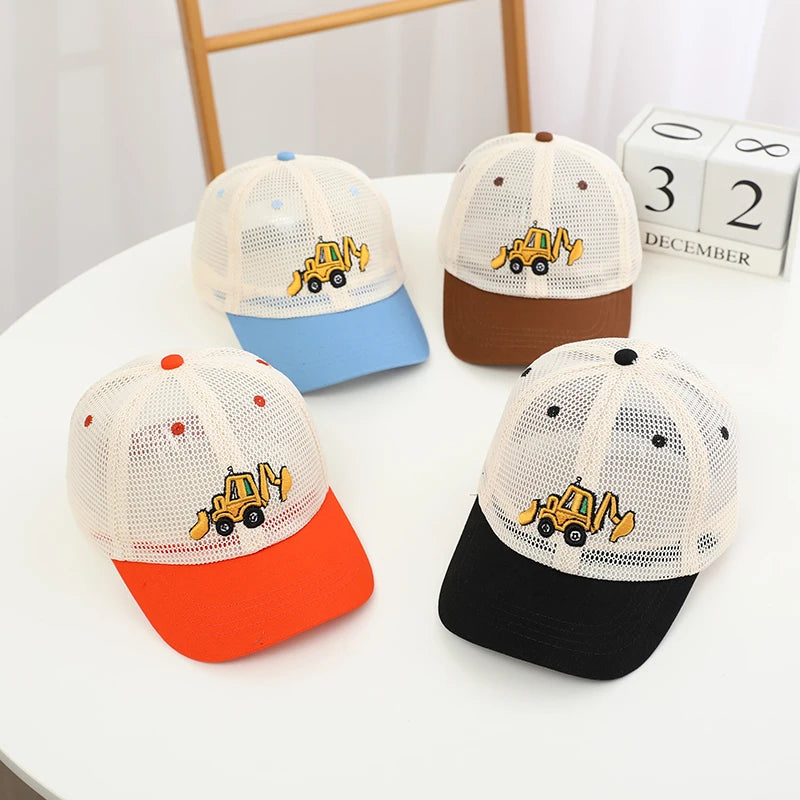 Summer Cotton Duck Tongue Cap for Kids 2-8 Years