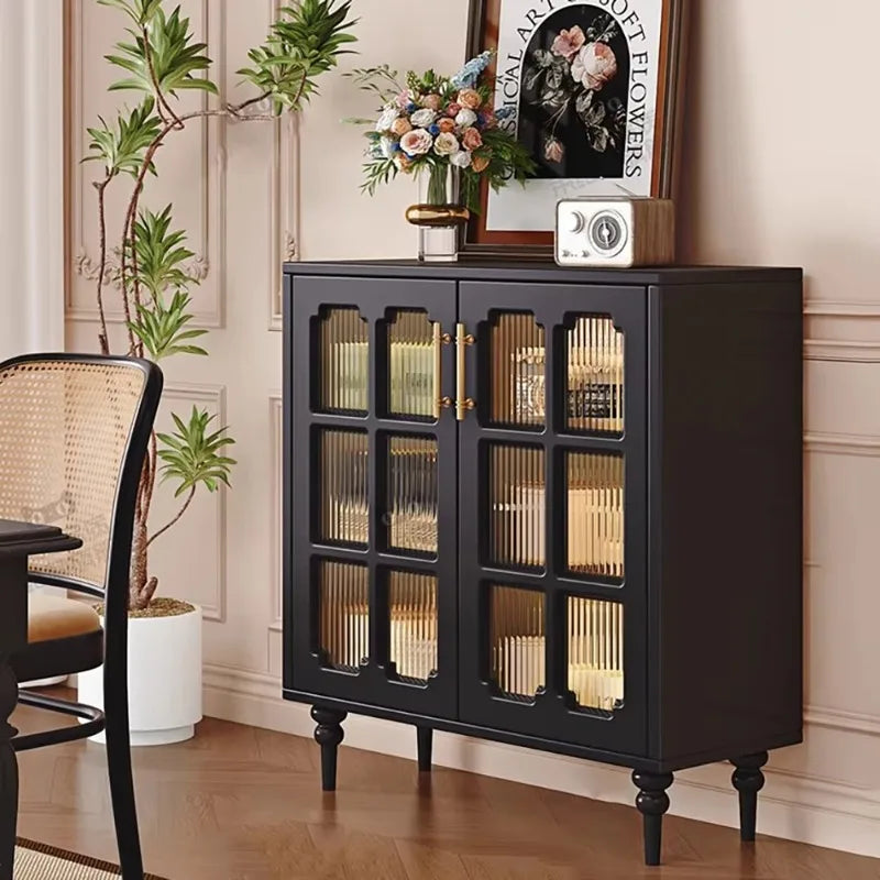 Elegant Modern Living Room Cabinets in Wood by HOUYU