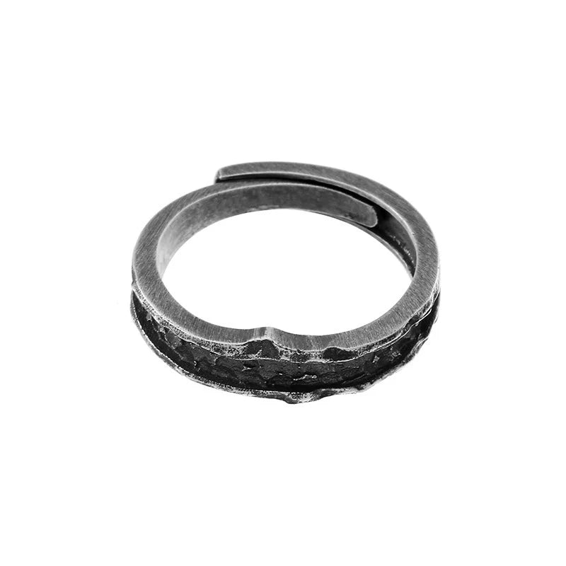 New Ring Male Couple Ring Handmade Retro Simple Men's and Women's Rings