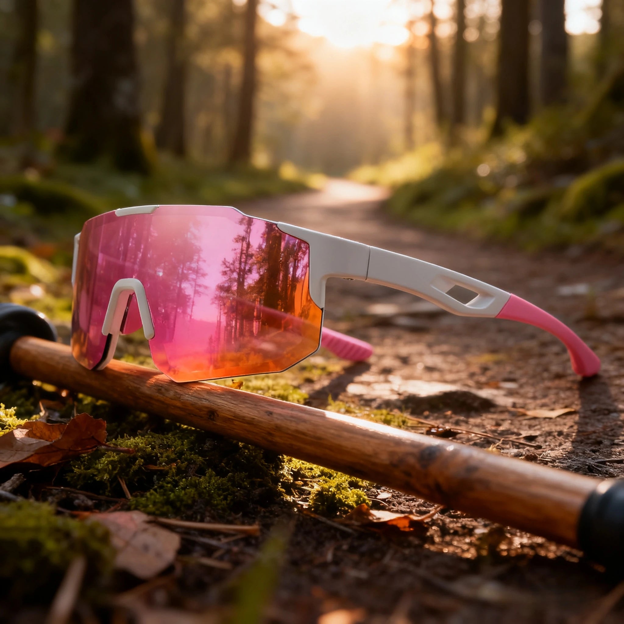 Colorful Oversized Sports Sunglasses for Outdoor Activities