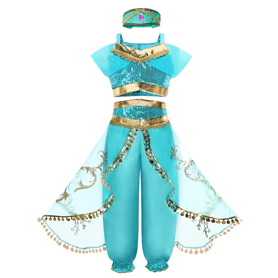 Girls Rapunzel Princess Costume for Kids Birthday Parties