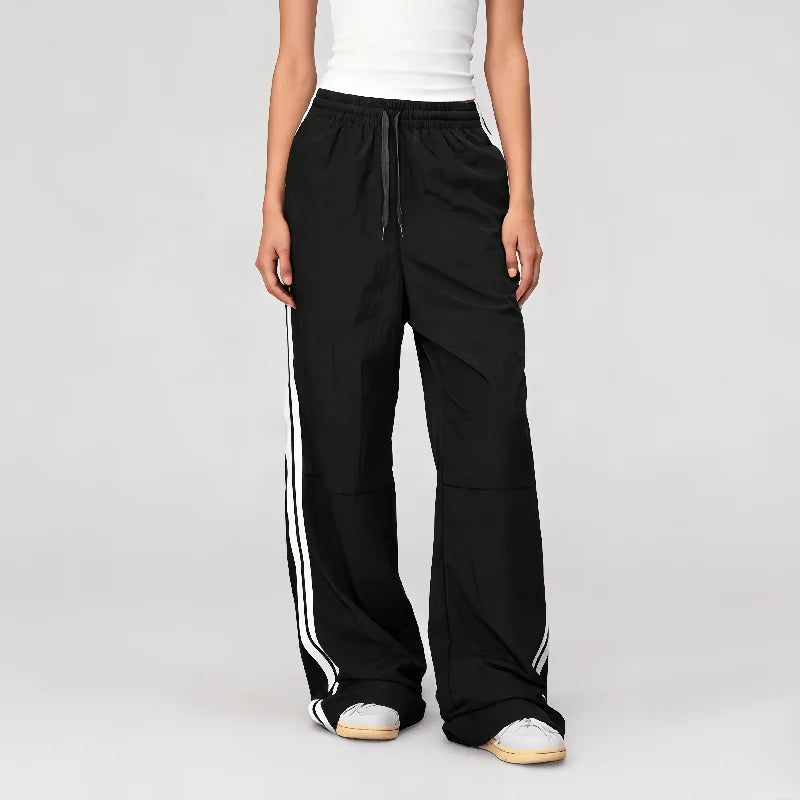 Elegant High Waist Wide Leg Pants for Women in Polyethersulfone