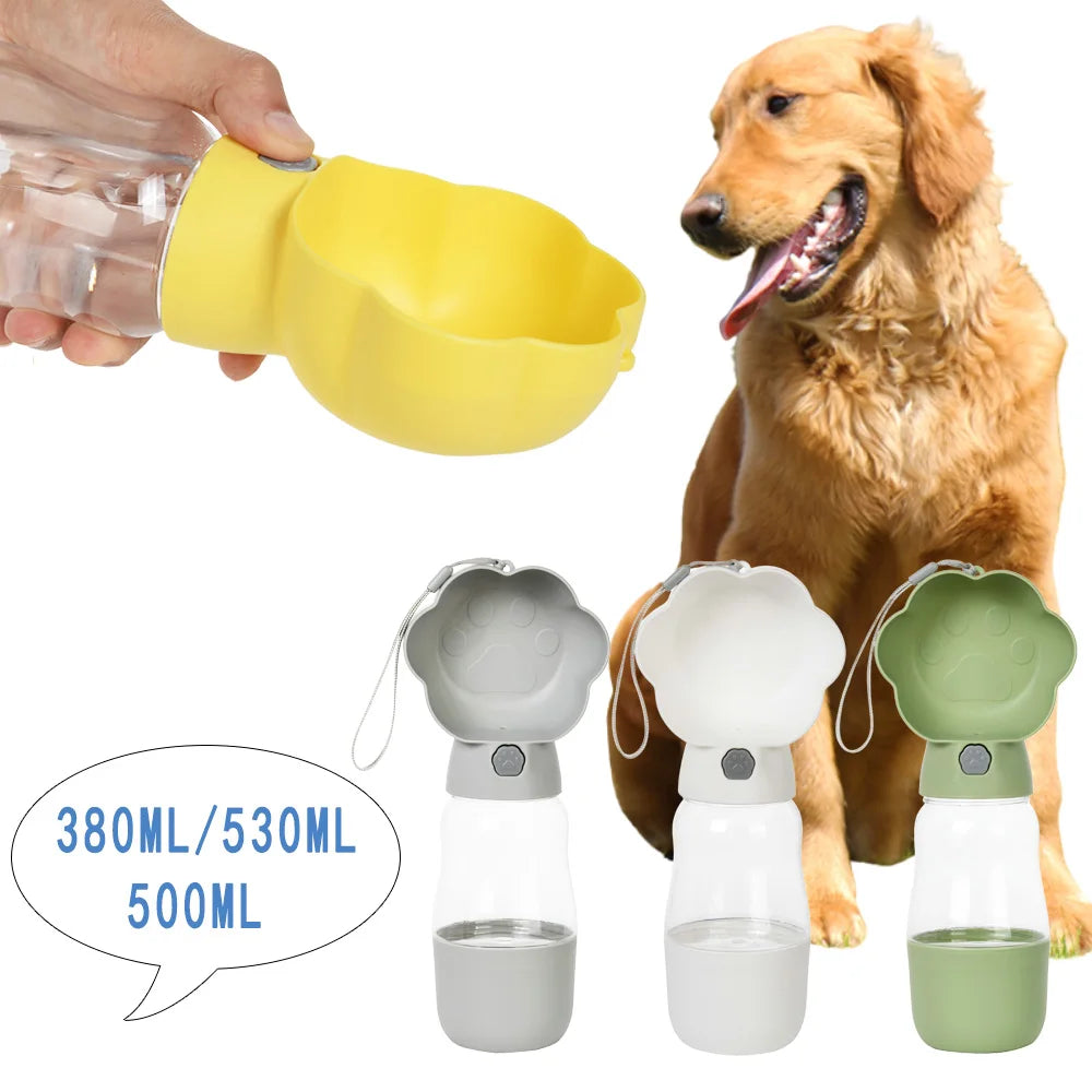 Travel-Friendly 2-in-1 Pet Water and Food Dispenser
