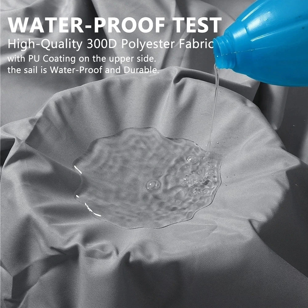 Waterproof Oxford Shade Sail for Outdoor Use, 5x4m