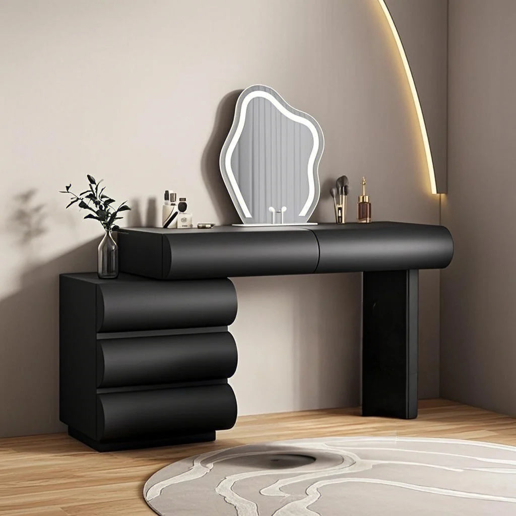 Modern White Wooden Makeup Dressing Table for Bedrooms