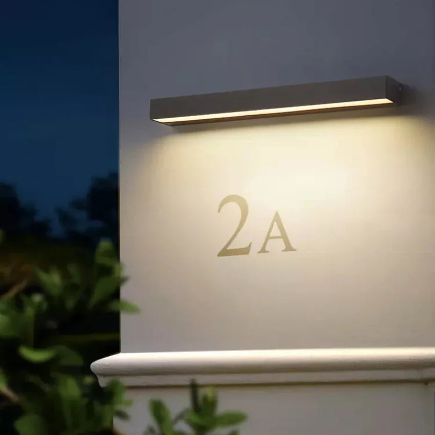 Contemporary Outdoor Wall Light Sconce for Garden and Porch