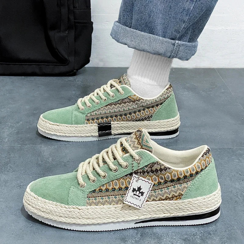 Men's Shoes Lightweight Mens Sneakers Summer New Men Sulfide Shoes Lace Upgrade Casual Shoes Wear-resistant Zapatillas De Hombre