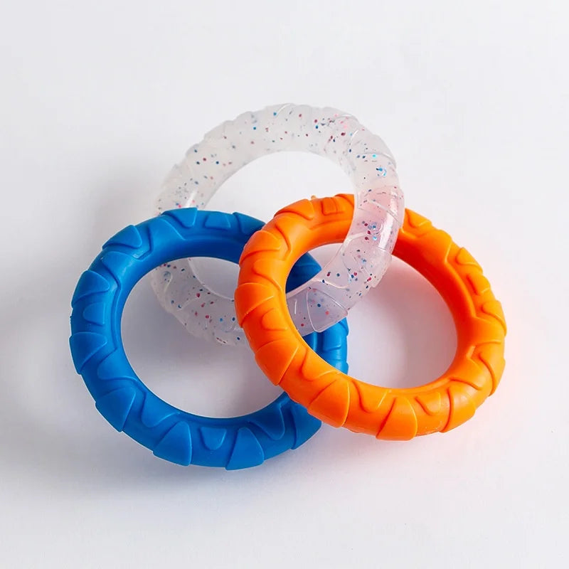 Durable TPR Dog Chew Toy for Interactive Play and Teeth Cleaning
