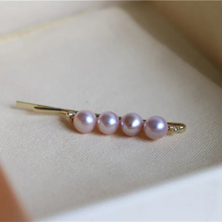 Elegant Freshwater Pearl Hairpins for Women Bridal Accessories
