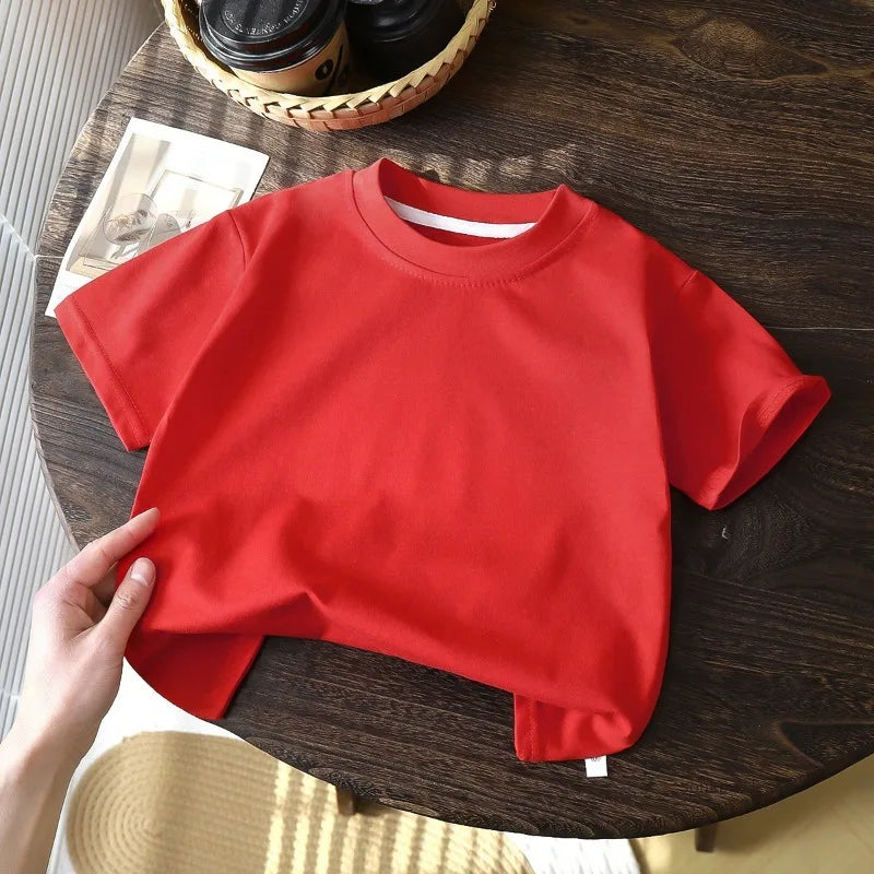Children's Summer Cotton T-Shirt for Boys and Girls