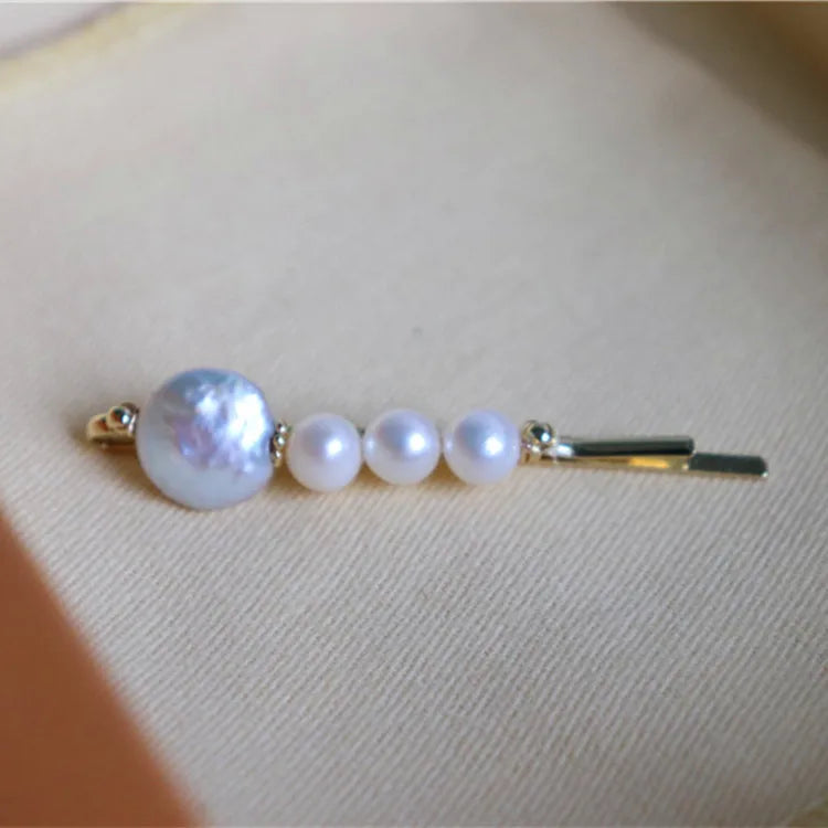 Elegant Freshwater Pearl Hairpins for Women Bridal Accessories