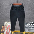 Boys and Girls Casual Pants in Solid Color for Ages 2-8