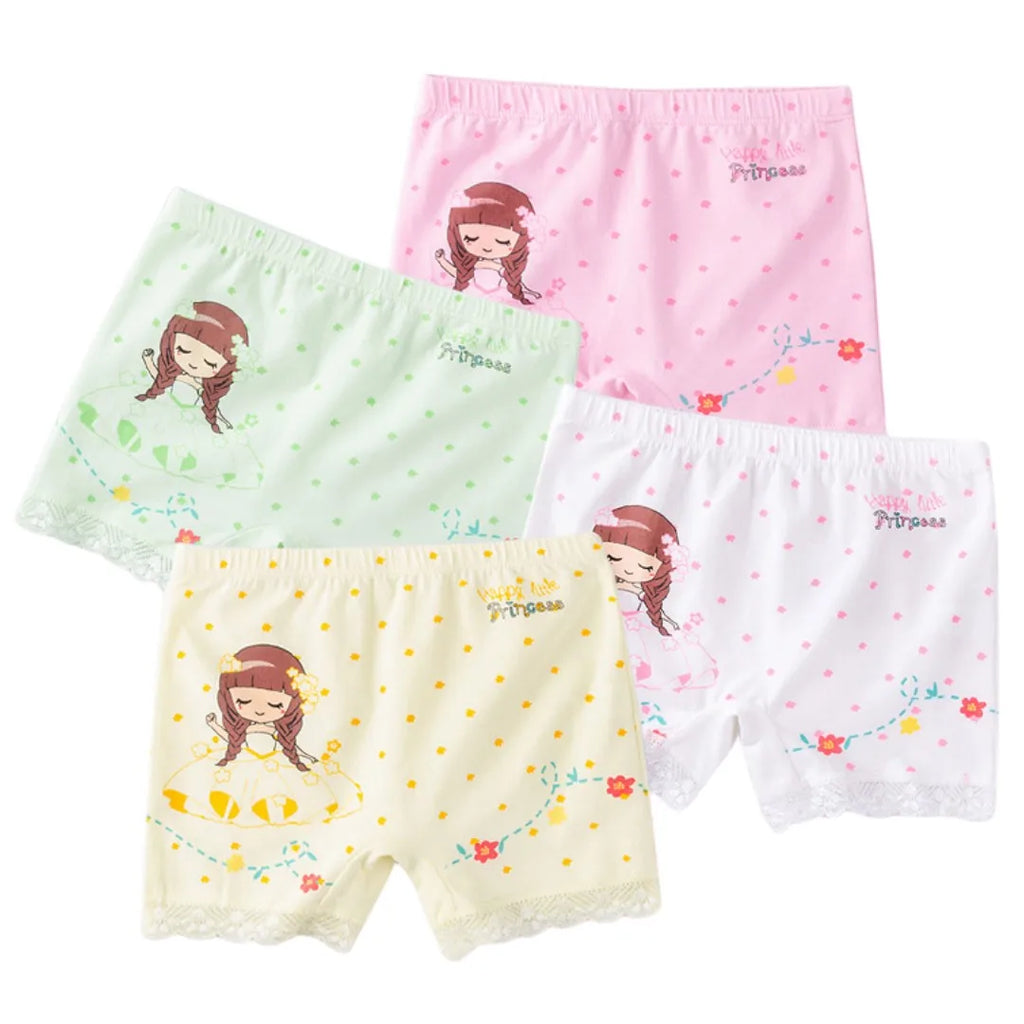 Summer Girls Cotton Safety Pants for Dance 4-6Y
