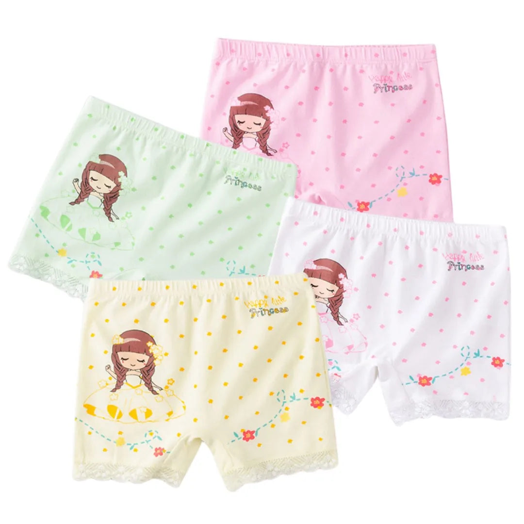 Summer Girls Cotton Safety Pants for Dance 4-6Y