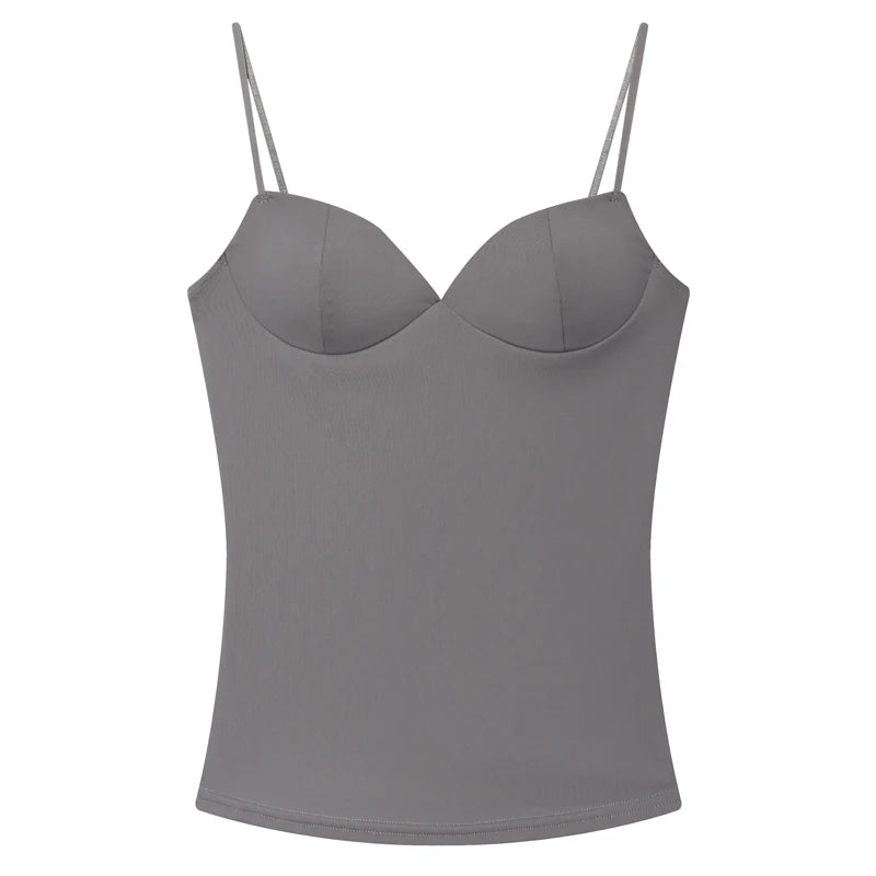 Women's Bustier Corset Crop Top in Solid Colors for Summer