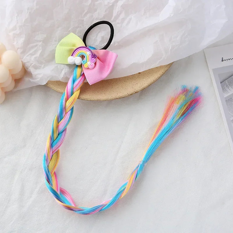Girls Colorful Sequin Hair Scrunchies for Fashionable Ponytails