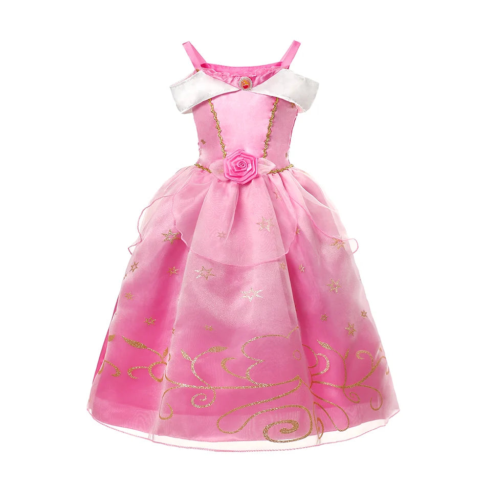 Girls Rapunzel Princess Costume for Kids Birthday Parties