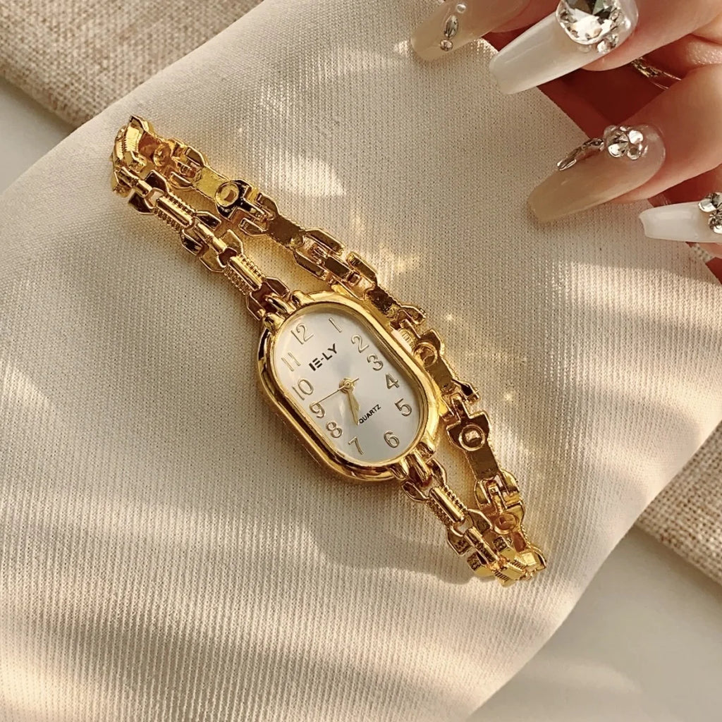 Elegant Gold Bracelet Watch for Women by KCALOE