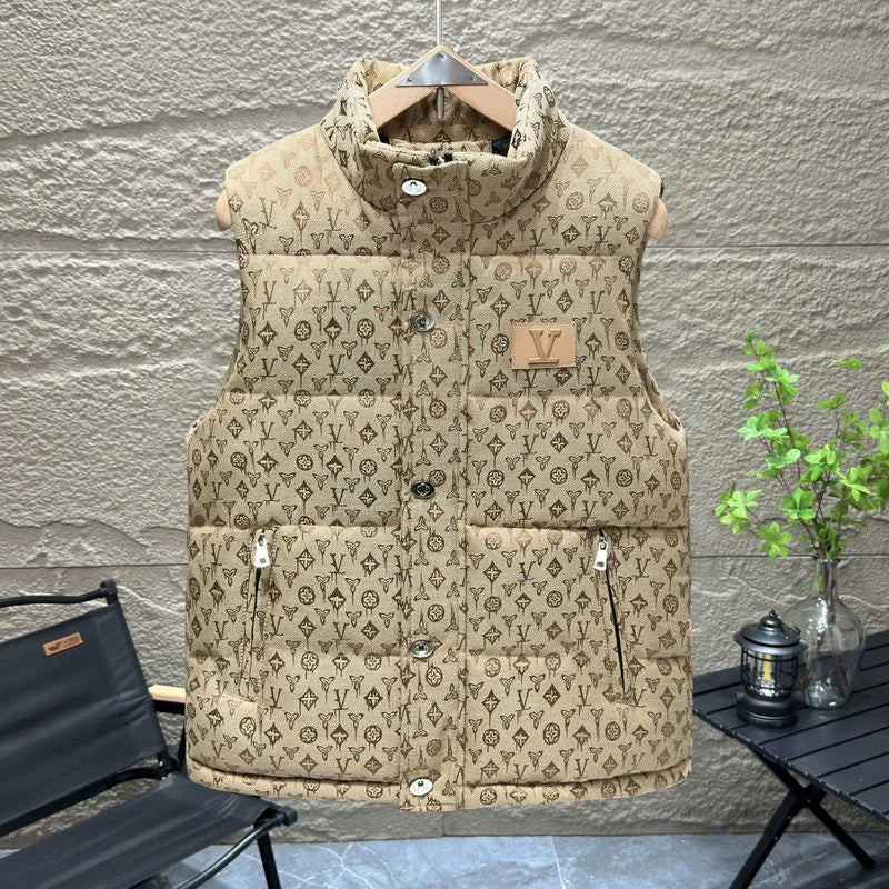 Men's autumn and winter trendy vest warm jacket foreign fashion