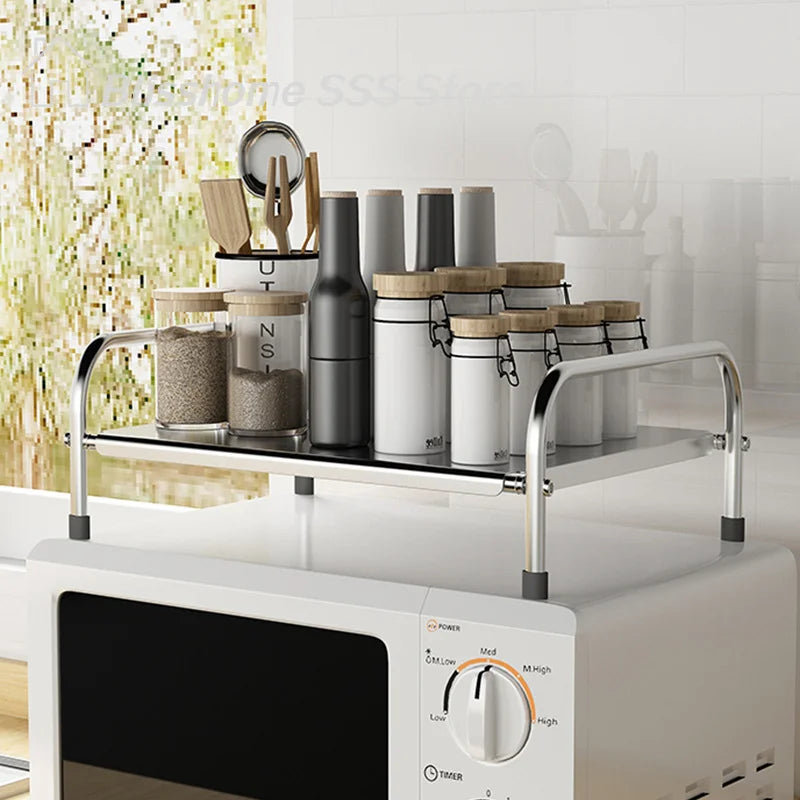 Stainless Steel Induction Cooker Rack Multifunctional Kitchen Shelf