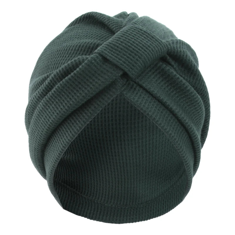 Breathable Cotton Women's Headscarf Hat for All Seasons