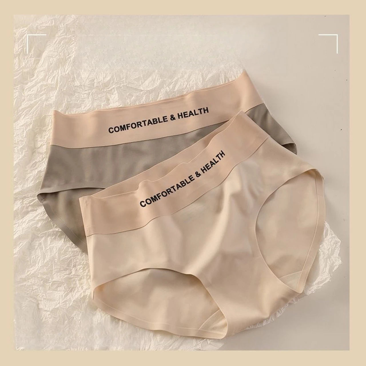 High Waisted Underwear for Women, with A Sexy Waist and Raised Buttocks, and A Silk Crotch That Feels Naked and Seamless