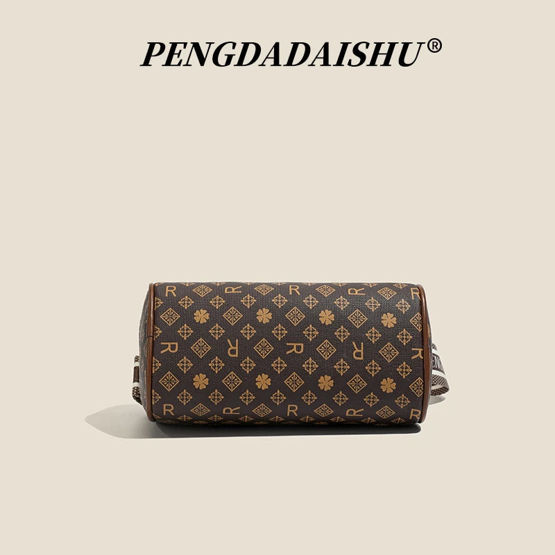Trendy Alphabet Print Shoulder Bag for Women