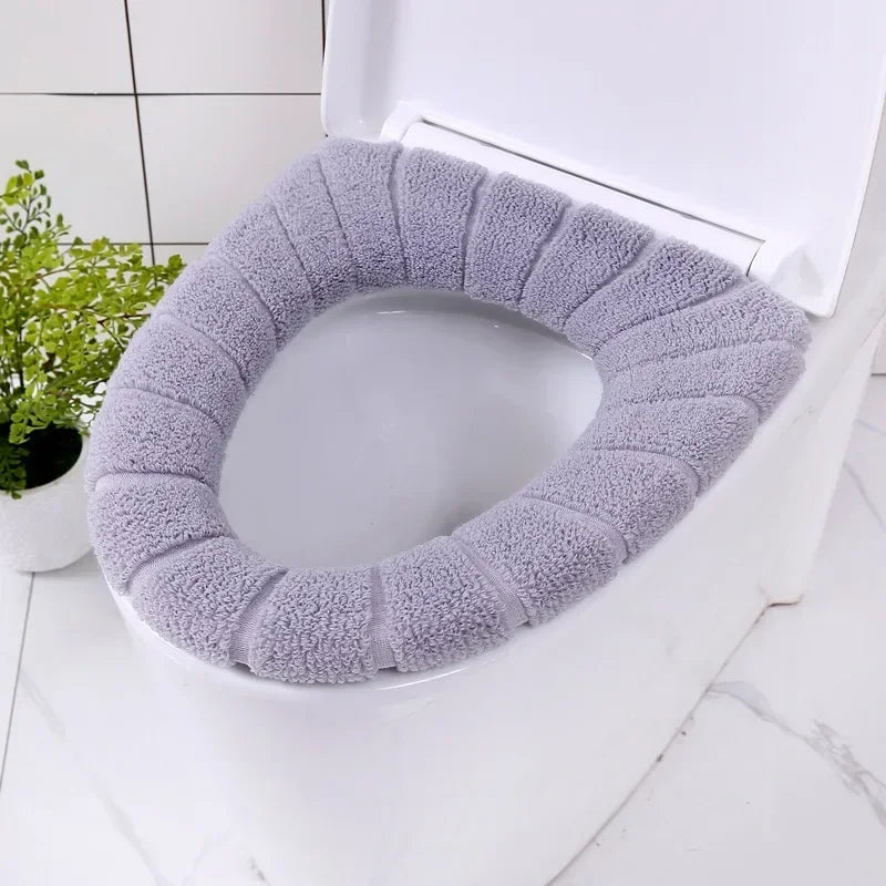 Warm Soft Toilet Seat Cover for Comfort and Hygiene