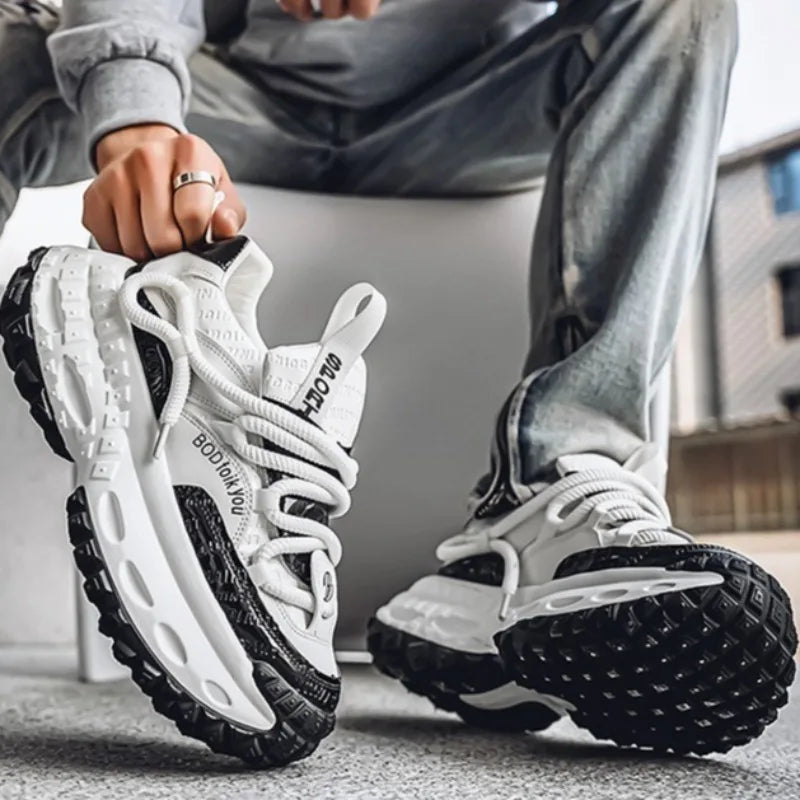 Men's Breathable Casual Sneakers with Anti Slip Design