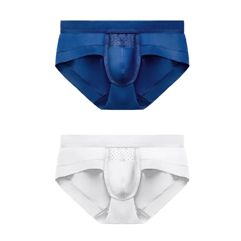 Men's Modal Low-rise Triangle Briefs with U-Pouch Design