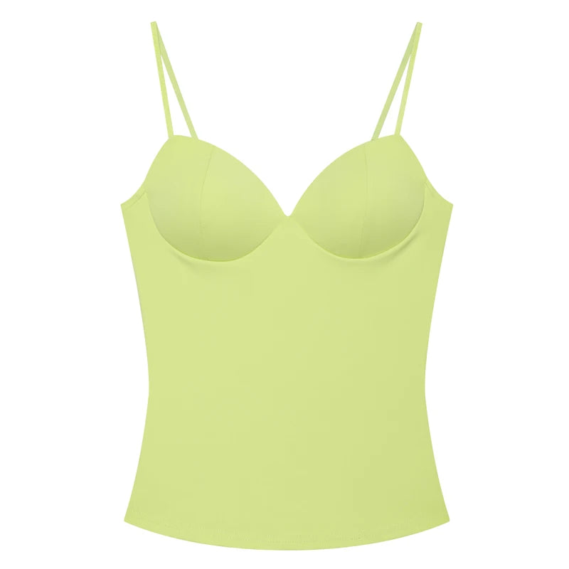 Women's Bustier Corset Crop Top in Solid Colors for Summer