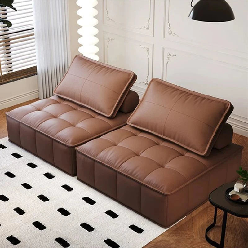 Modern L-Shaped Lazy Sofa for Living Room by oeny