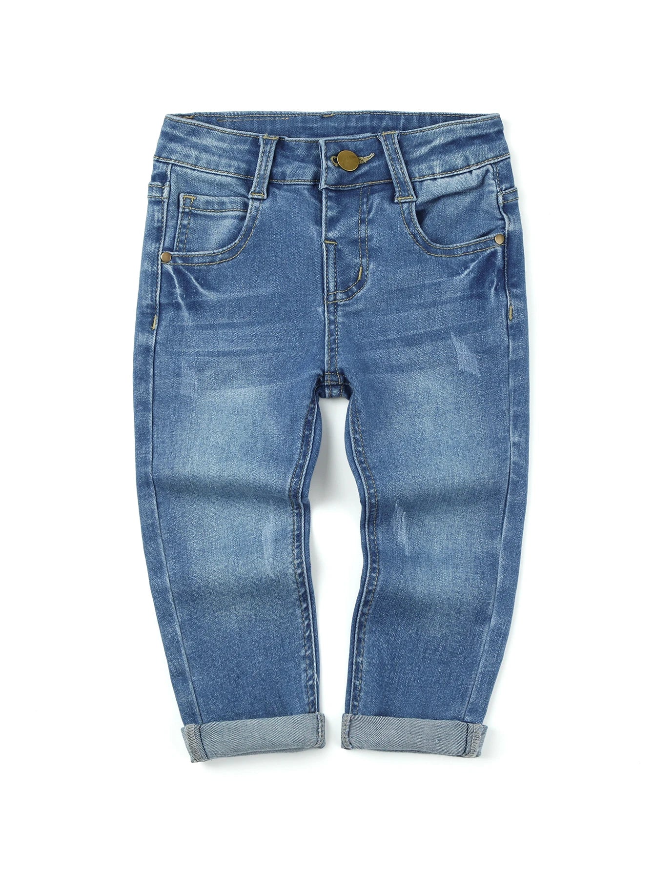 Boys Casual Stretch Denim Pants for 1-3 Years Old