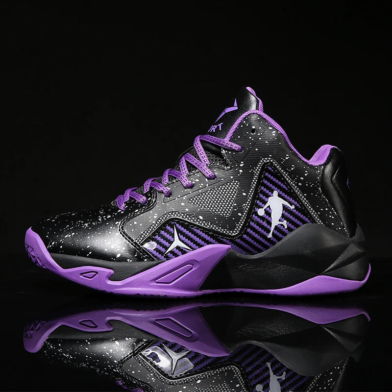 YUYIN Boys Basketball Sneakers Comfortable Running Shoes