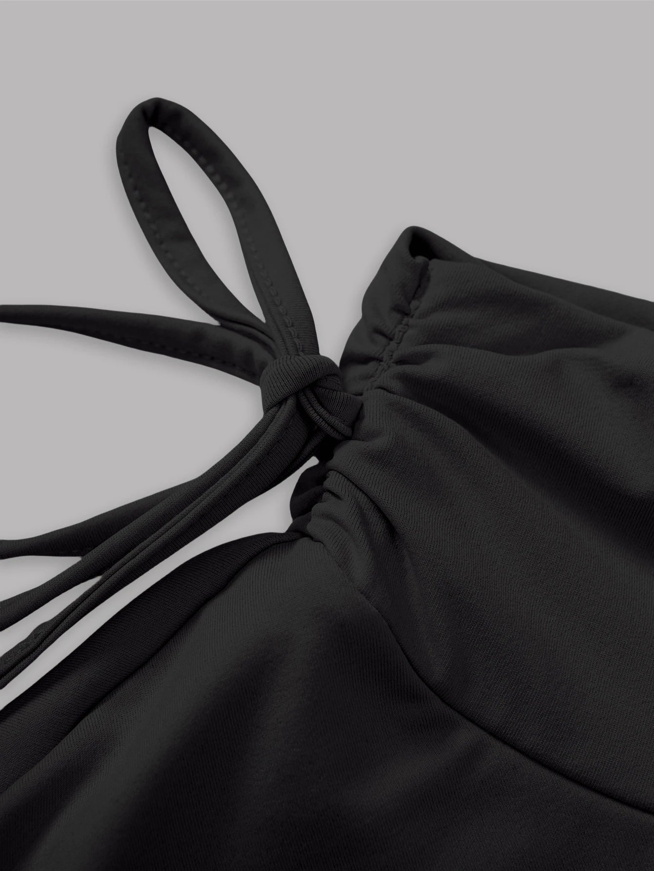 High Waist Slim Fit Elastic Waist Skirt for Women in Solid Color