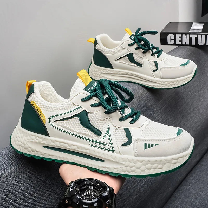 Men's Breathable Mesh Sports Shoes for Outdoor Comfort
