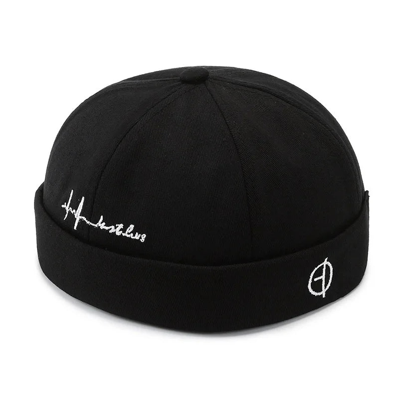 Vintage Brimless Hip Hop Beanie Hat for Men and Women