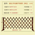 Expandable Spruce Wood Fence Indoor Outdoor Pet Barrier Garden Divider