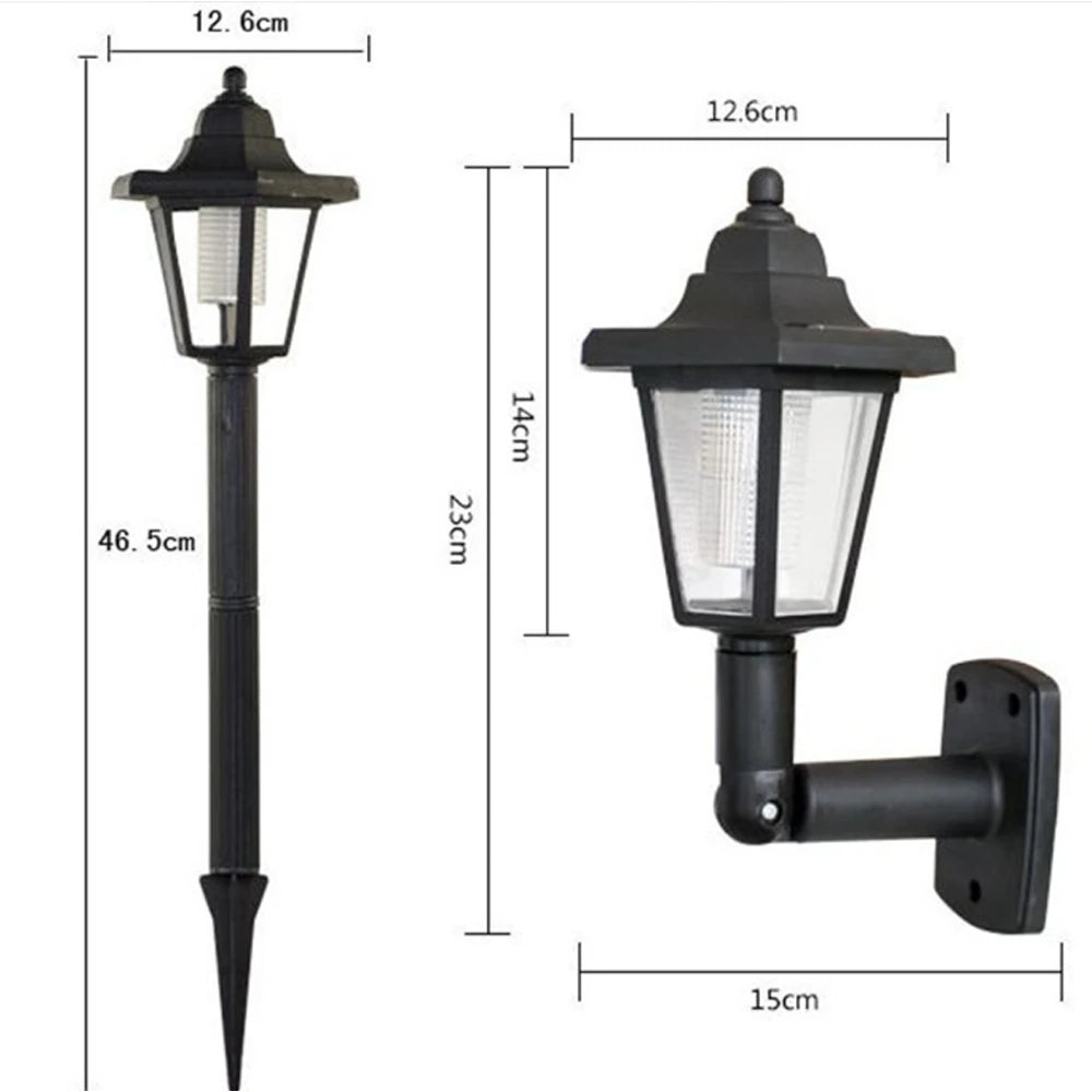 Solar Powered Outdoor Garden Lights with Durable ABS Body